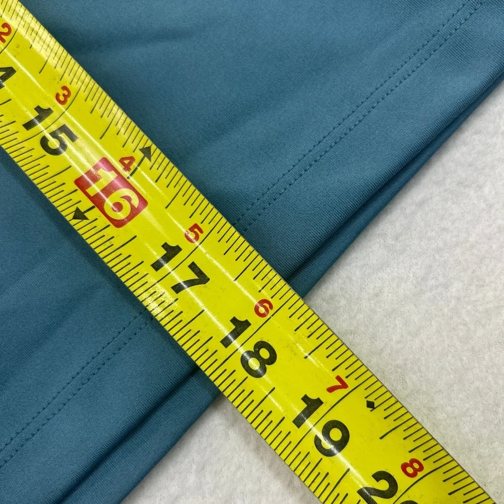Nike Dri-FIT Womens XL Teal Blue High Rise Biker Athletic Shorts